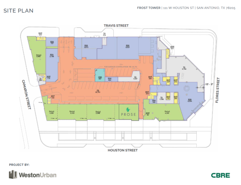 Frost Tower Site Plan