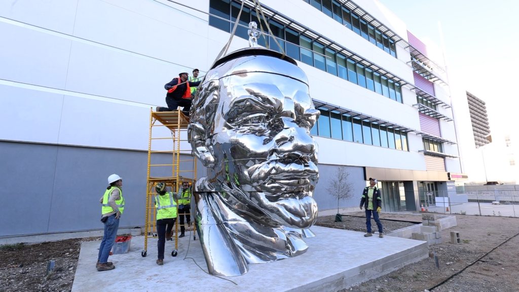 Giant Sculpture Head