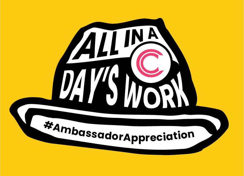 All In A Day's Work Ambassador Appreciation Image