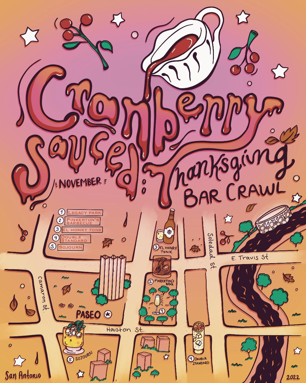 Cranberry Sauced Thanks Giving Graphic