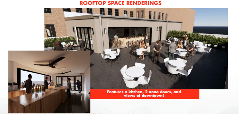 505 Travis rooftop space renderings